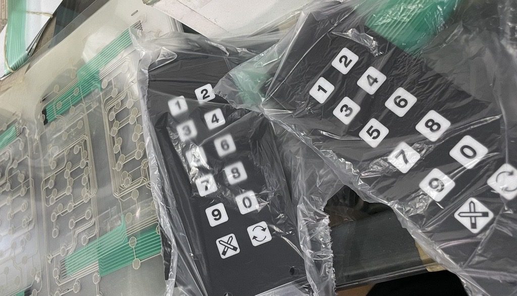 Teclados de membrana e circuitos NCK Membrana